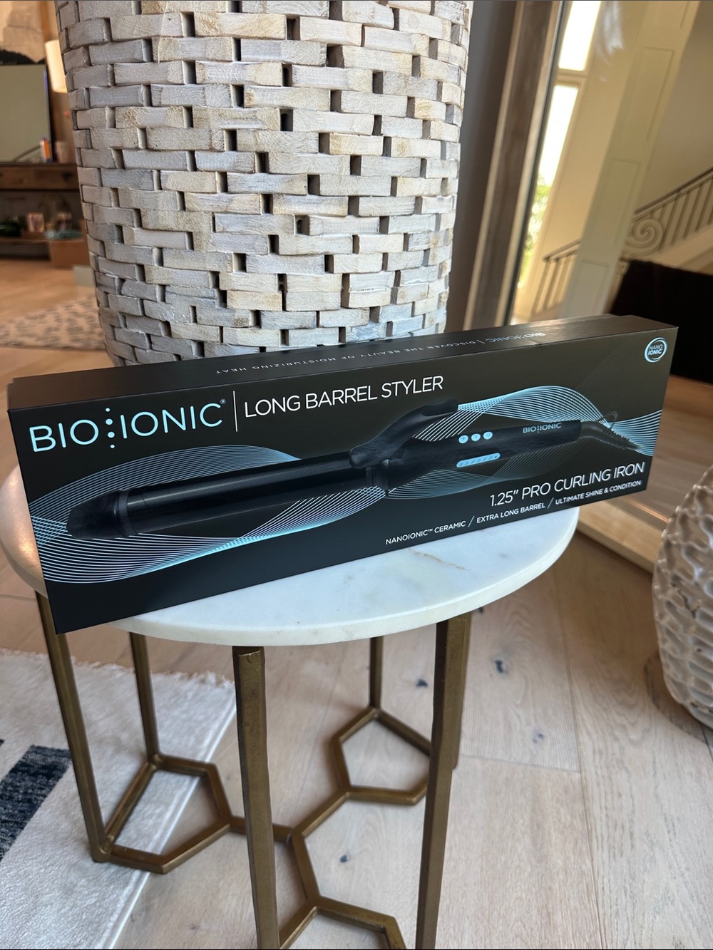 Bio Ionic 1.25" Pro Long Barrel Styler Curling Iron - Black - Picture 3 of 3